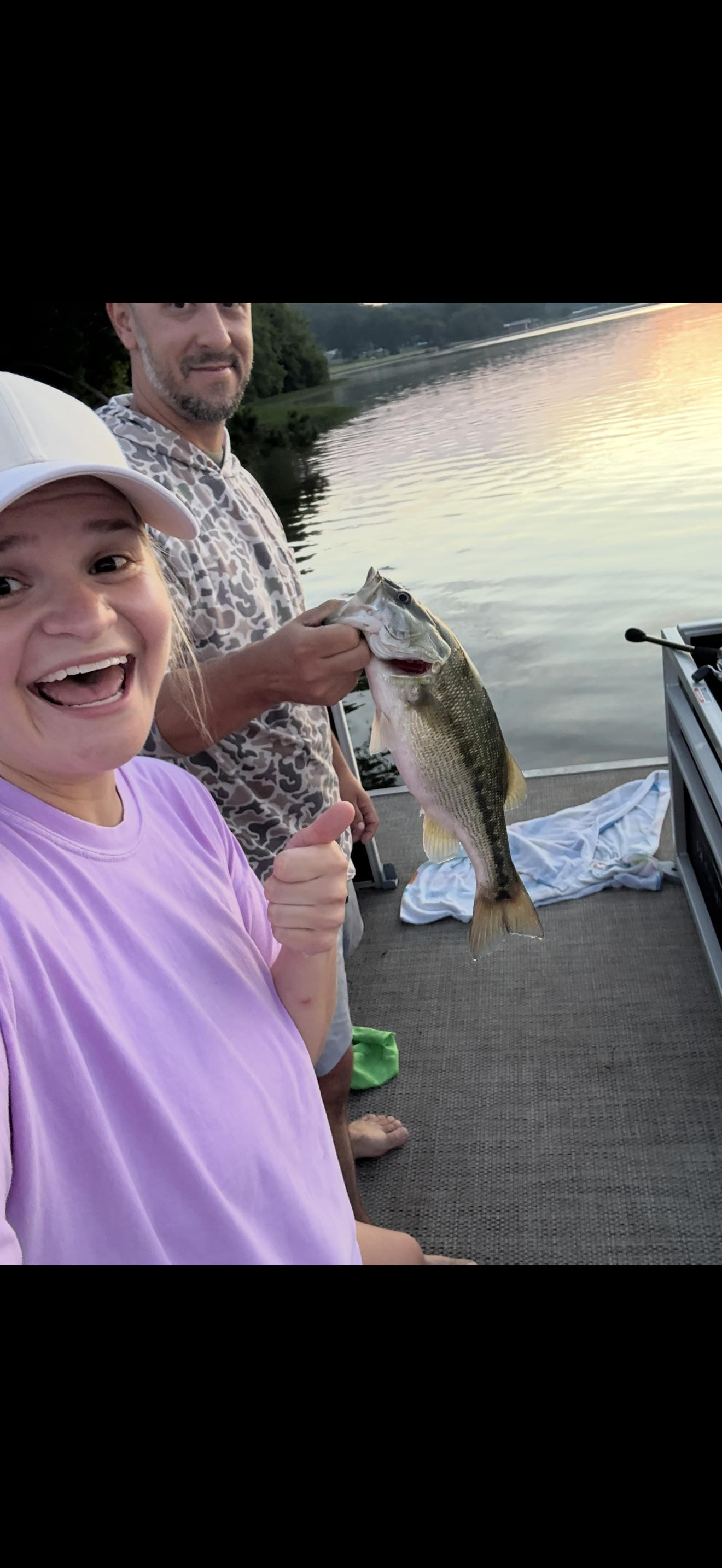 Fishing on the lake